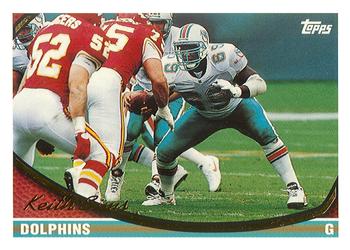 Keith Sims Miami Dolphins 1994 Topps NFL #521